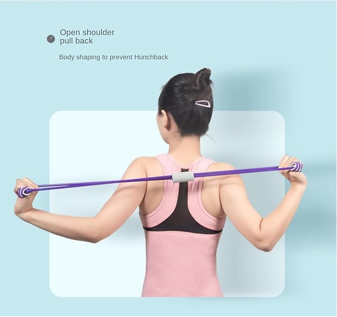 Crossover Resistance Band - Shoulder Back Training/Yoga Stretch/Posture Corrector-GravixFit