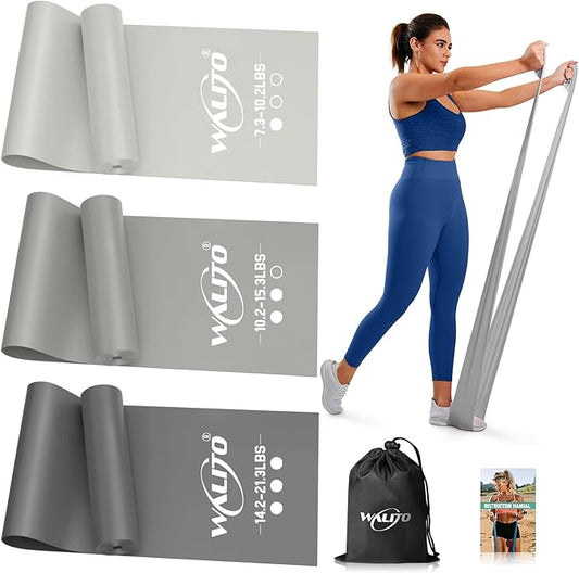 WALITO Resistance Bands for Working Out, Exercise Bands for Women and Men, Workout Bands for Physical Therapy, Stretch, Recovery, Pilates, Rehab, Strength Training and Home Gym-GravixFit