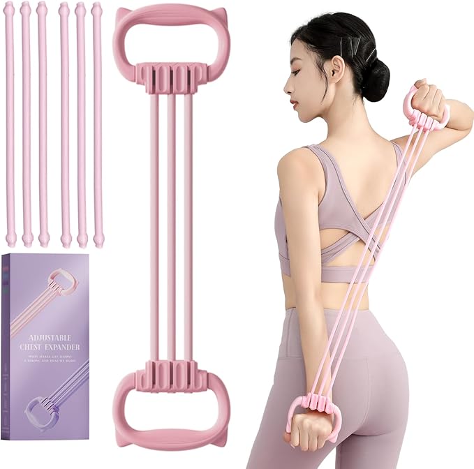 Resistance Bands with Handles, Single Resistance Bands, Exercise Bands with Comfortable Handles, Resistance Training, Physical Therapy, Home Workouts, Fitness, Pilates-GravixFit