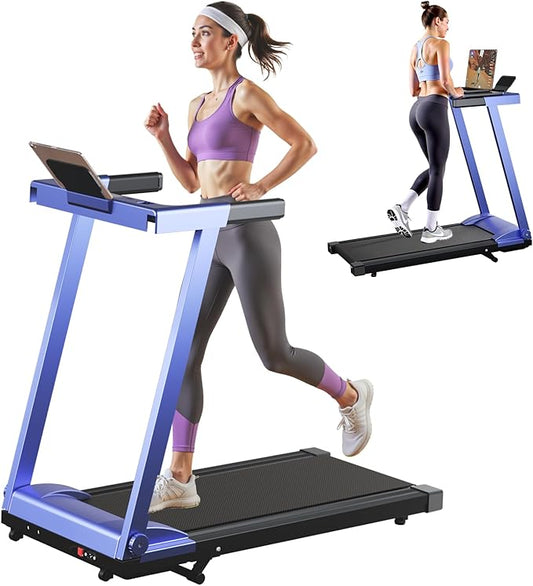 Treadmills for Home, 4-in-1 Foldable Treadmill with Incline, 300 LBS Capacity Running Treadmills for Home Small Spaces with Handles, 3.0 HP Folding Treadmill with Smart APP-GravixFit