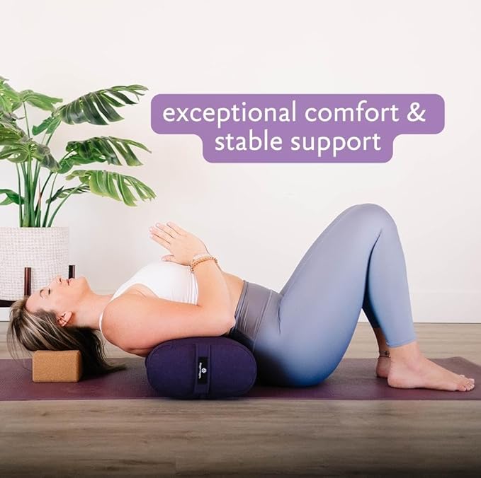 Hugger Mugger Standard Yoga Bolster - Firm, Supportive, Handmade, Durable-GravixFit