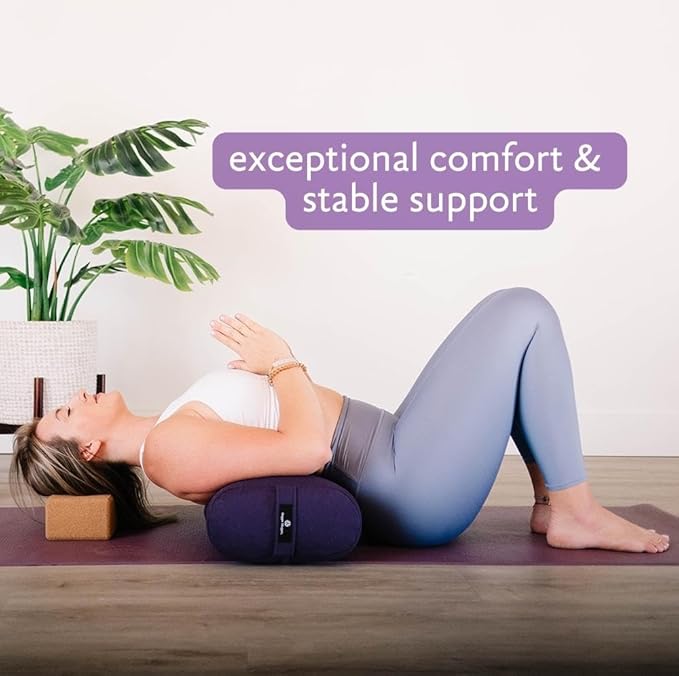 Hugger Mugger Standard Yoga Bolster - Firm, Supportive, Handmade, Durable-GravixFit