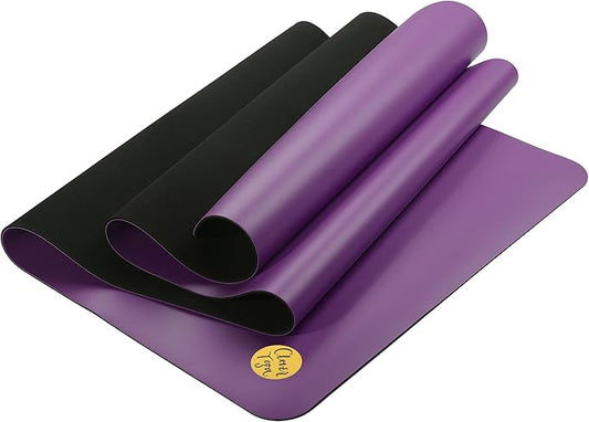 Clever Yoga Liquid Balance Thick Yoga Mat - Pro Exercise Yoga Mat with Non-Slip Surface for Home Gym, Earth-Friendly & Recyclable Pilates and Workout Pad Women & Men, 4.5 mm-GravixFit