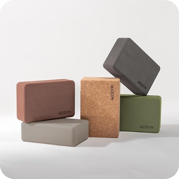 Yoga blocks with Anti-Slip, Comfortable Grip, Sturdy Sides for Secure Workouts at Home, for Yoga, and Pilate Training-GravixFit