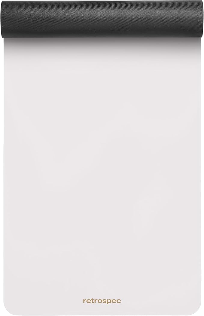 Retrospec Laguna 5mm Yoga Mat - Fitness Mat for Women, Men & Children, Slip-Resistant and Moisture Absorbing Exercise Mat for Home, Pilates, Yoga and Floor Workouts-GravixFit