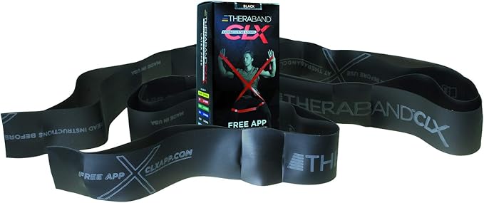 THERABAND CLX Resistance Band with Loops-GravixFit