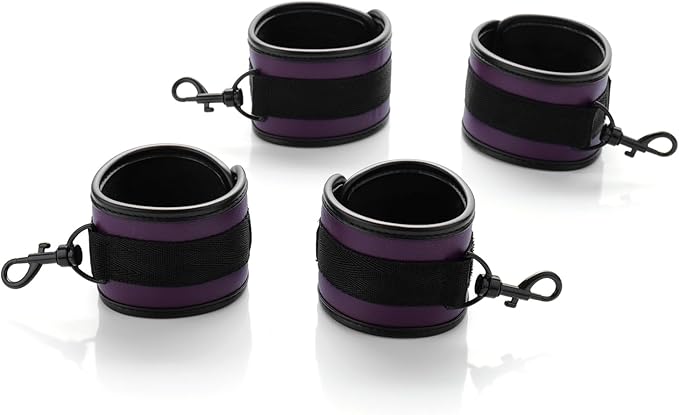 6pcs Black PU Adjustable Straps Sports Training Fitness Gear Home Yoga Set-GravixFit