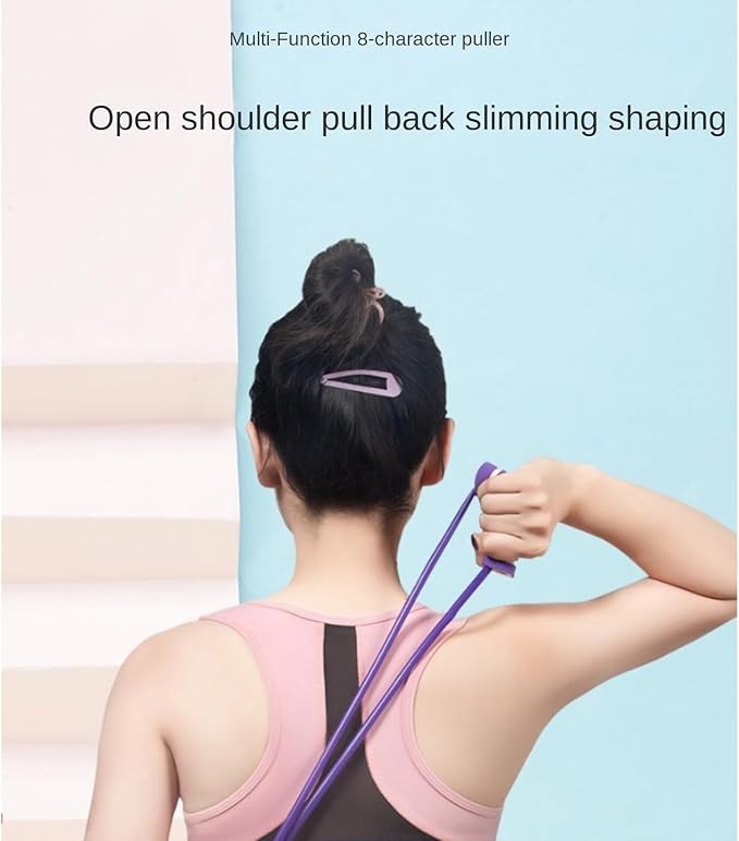 Crossover Resistance Band - Shoulder Back Training/Yoga Stretch/Posture Corrector-GravixFit