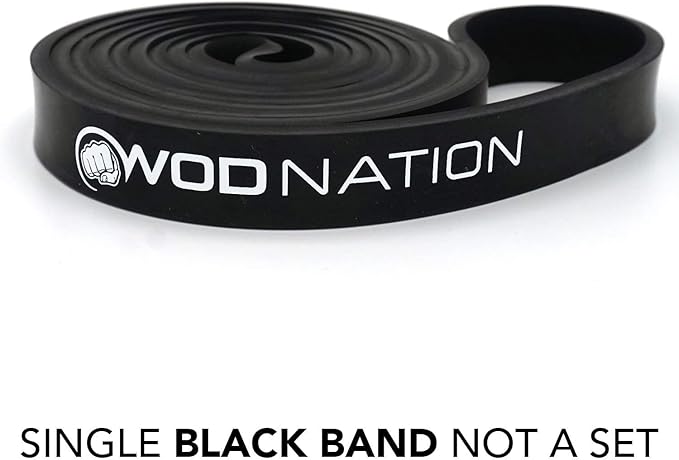 WOD Nation Pull Up Assistance Bands (10-175lbs Band) - Best for Pullup Assist, Chin Ups, Resistance Bands Exercise, Stretch, Mobility Work & Serious Fitness - 41 inch Straps-GravixFit
