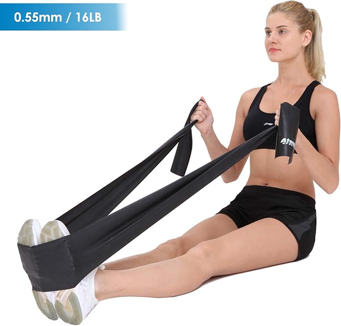 Exercise Bands for Physical Therapy | Resistance Band for Fitness, Yoga, Pilates | Long Resistance Bands for Working Out | Elastic Band for Exercise | Stretch Band-GravixFit