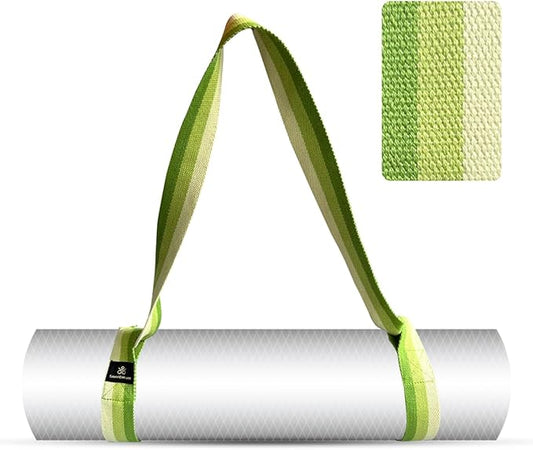 Yoga Mat Carrier Strap | Adjustable Mat Holder Sling for Carrying Mats | Thick & Comfy Texture | Yoga Mat Strap-GravixFit