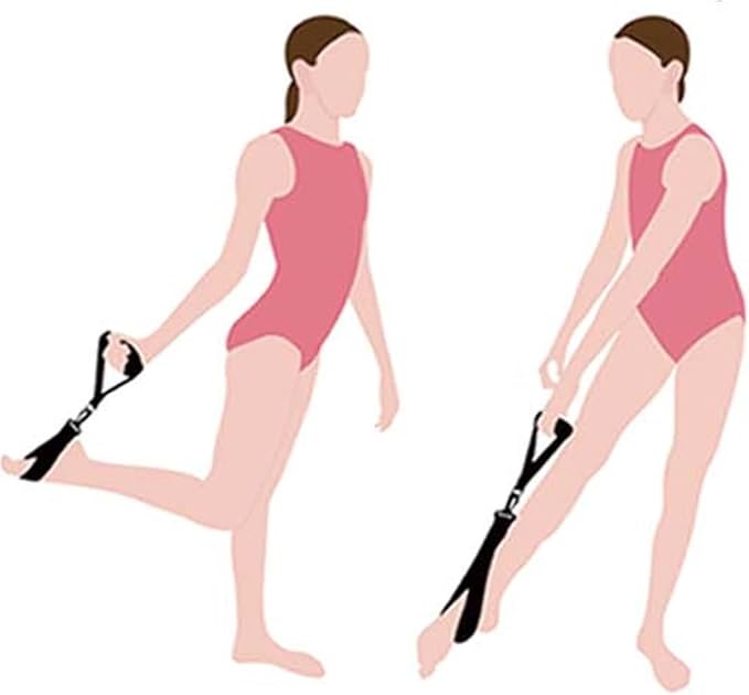 Stretching Straps for Flexibility, Balance, and Leg Stretching – Multiple Styles for Yoga, Ballet, Dance, Gymnastics & Physical Therapy-GravixFit