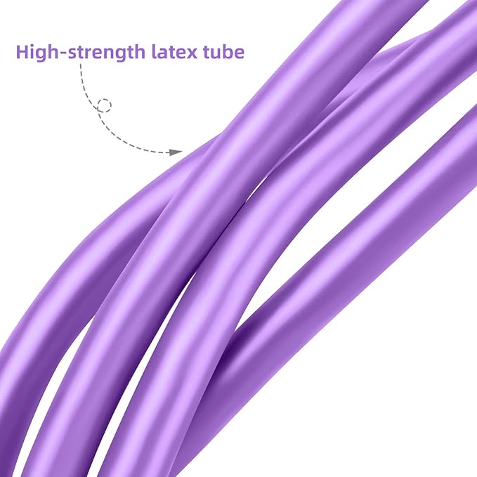 Multi-Function Tension Rope – 4 Tube Resistance Bands with Handles – Sit Up Exercise Equipment Home Gym Tummy Trainer for Men Women-GravixFit