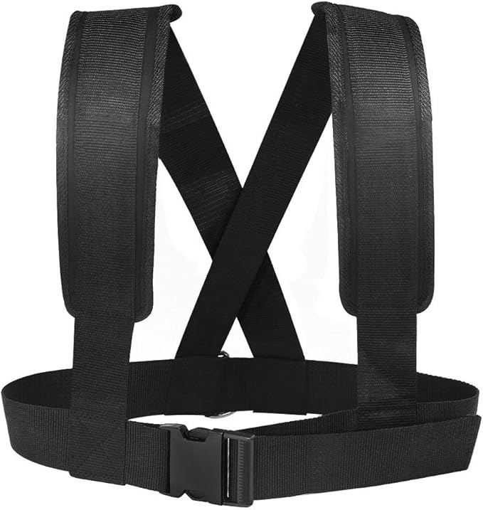 YNXing Sled Harness Workout Resistance and Assistance Trainer Physical Training Resistance Rope Kit Improving Speed, Stamina and Strength-GravixFit