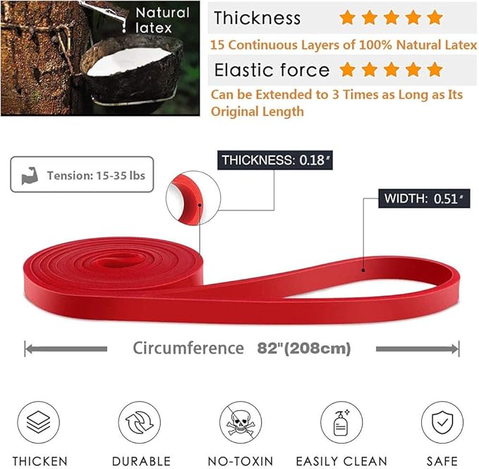 Pull-Up Bands - Resistance Bands for Women's Workout - Perfect for Gym & Home-GravixFit