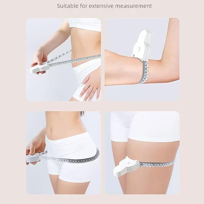 Elastic Fitness Pulling Rope Chest Expander Yoga Rubber Tension Band for Abdomen Arm Leg Stretching Fitness Training+Three Circumference Tape Measure Fitness Circumference Ruler Arm Leg Abdomen Ruler-GravixFit