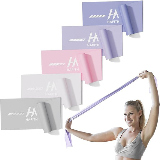Fabric Resistance Bands for Women – 5 Level Exercise Bands Resistance Set, Resistance Bands for Working Out with Handles, Workout Bands Resistance for Women, Yoga, Pilates, Glutes, Legs,Vigor Yellow-GravixFit