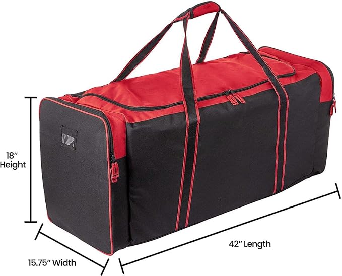 Jetstream Heavy Duty Multi Pocket Durable Sports Gym Equipment Travel Duffel Bag-GravixFit