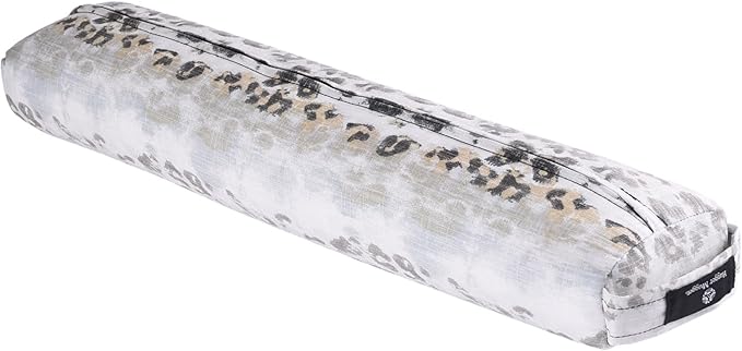 Hugger Mugger Pranayama Yoga Bolster - Very Firm, use Under Length of Spine for Deeper Breathing or Under Ankles, Handmade in The USA-GravixFit