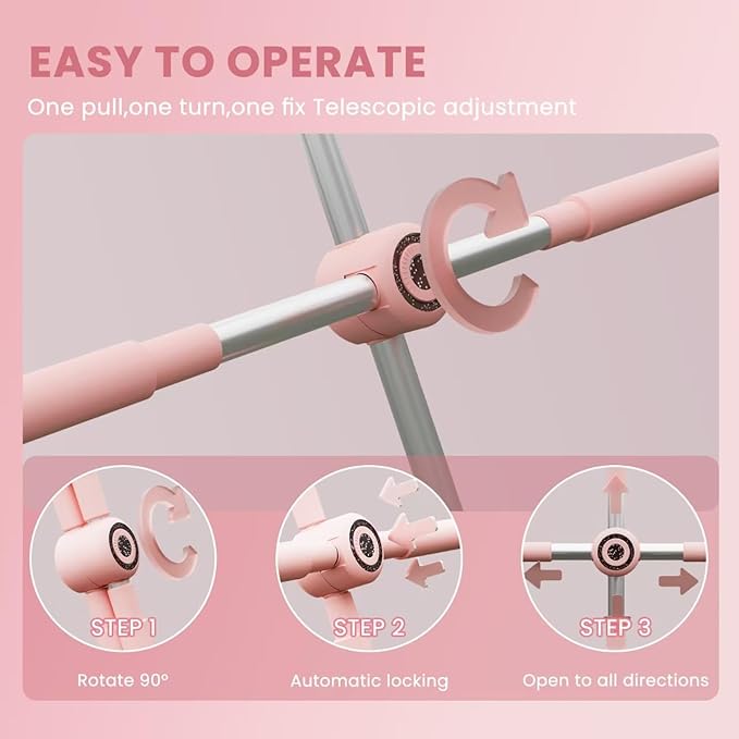 Yoga Stick, Posture Correction Stick for Women and Men, Relieve Back Pain, Upper and Lower Back Stretchers and Straighteners, 24.4-36.2 Inch Stretching Stick Neck Hump Corrector-GravixFit