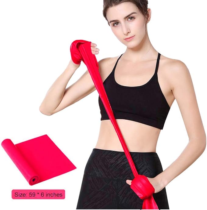 Resistance Bands, Elastic Exercise Bands for Working Out, Physical Therapy, Recovery, Yoga, Pilates, Strength Training-GravixFit
