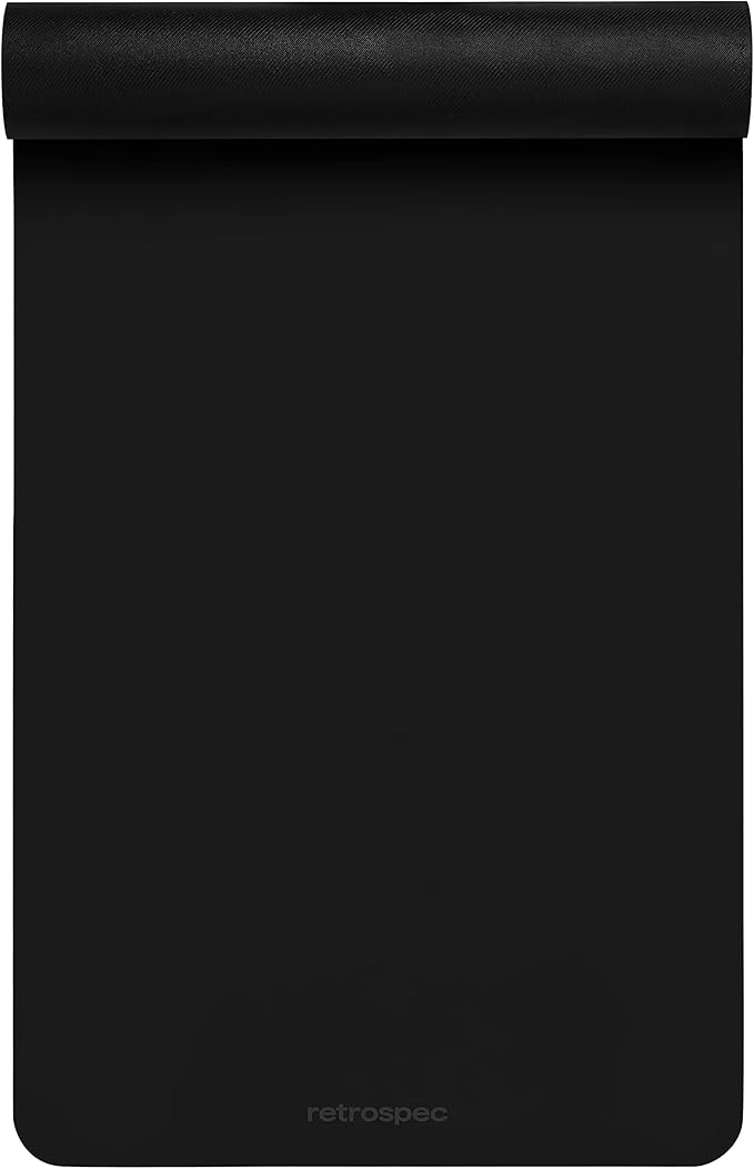 Retrospec Laguna 5mm Yoga Mat - Fitness Mat for Women, Men & Children, Slip-Resistant and Moisture Absorbing Exercise Mat for Home, Pilates, Yoga and Floor Workouts-GravixFit