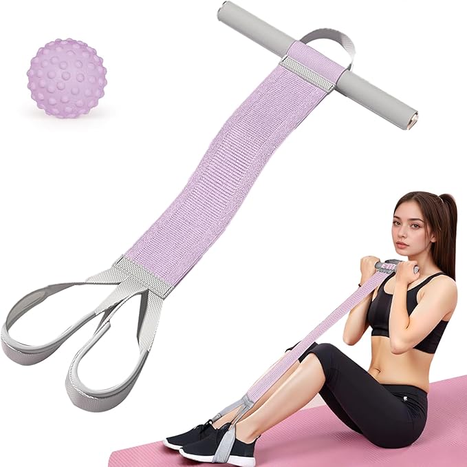Fabric Resistance Band with Handles, Resistance Bands for Women, Non-Slip Elastic Bands for Strength Muscle Training, Stretch Band Workout Equipment for Leg Arm Chest Core Wrist Ankle-GravixFit