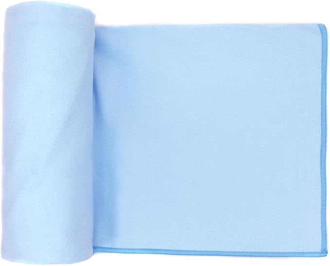 Eunzel 2 Pack Hot Yoga Towel Non Slip Yoga Mat Towel Non-Slip Sweat Absorbent Microfiber Towel for Hot Yoga, Pilates and Workout 72" x 26.5", Blue/Purple-GravixFit