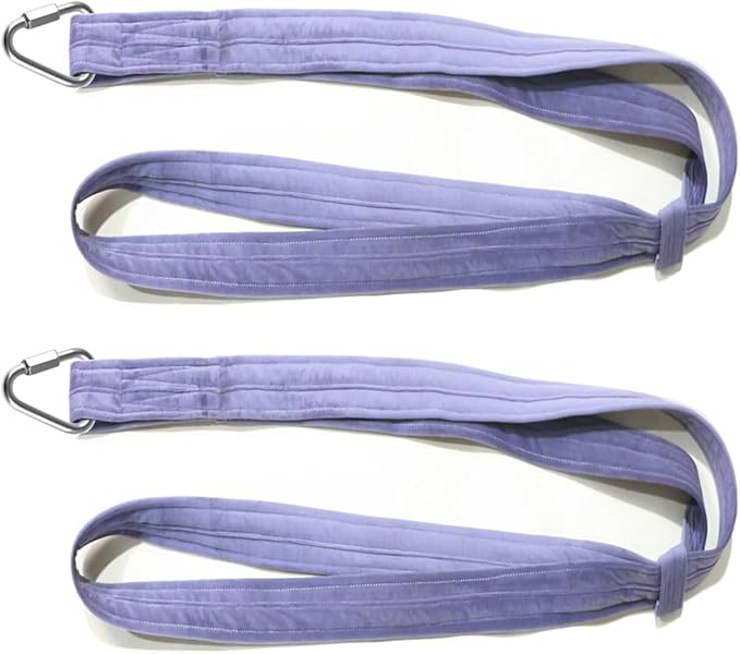 6.6ft 2m Aerial Loops Aerial Straps Ropes Aerial Acrobatics Body Loop Trapeze Circus Apparatuses Equipment Yoga Straps 1 pairs-GravixFit