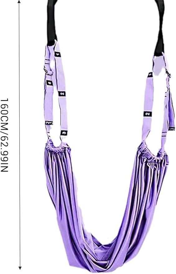 Dance Stretching Equipment - Yoga Strap, Backbend Training Yoga Stretching Rope with Door Anchor, Flexibility Trainer Stretching Equipment Assist Stretch Strap for Fitness Gymnastics Dance Aerial Yoga Ballet-GravixFit