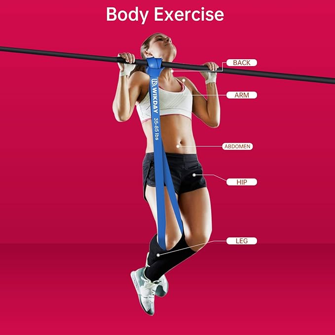 Resistance Bands for Working Out, Exercise Bands, Workout Bands, Pull Up Assistance Bands for Body Stretching Training Physical Therapy Muscle Training for Men & Women-GravixFit