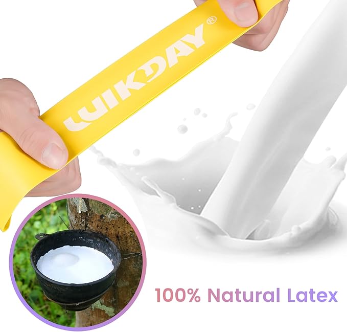 Resistance Bands for Working Out Exercise Loop Bands Workout Bands Set for Men Women Body Stretching, Crossfit Training, Home Workout, Physical Therapy, Booty Legs, Set of 5-GravixFit