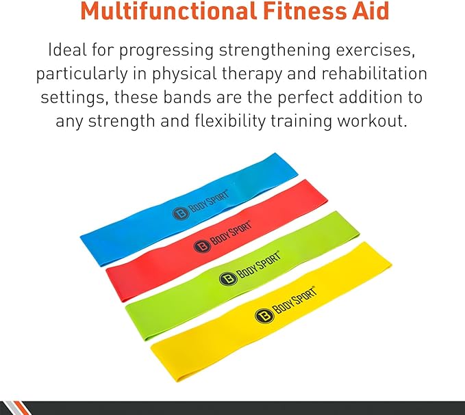 Body Sport Loop Resistance Bands-GravixFit