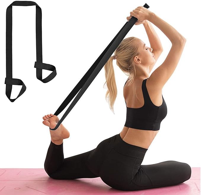 ZOOEASS Yoga Mat Strap, Adjustable Durable Yoga Mat Carrier & Stretching Strap, Multiple Color Choices-GravixFit