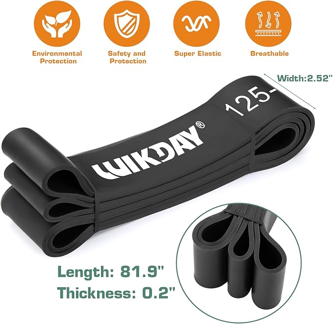 Resistance Bands for Working Out, Exercise Bands, Workout Bands, Pull Up Assistance Bands for Body Stretching Training Physical Therapy Muscle Training for Men & Women-GravixFit