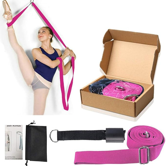 Leg Stretcher, Door Flexibility & Stretching Leg Strap - Great for Ballet Cheer Dance Gymnastics or Any Sport Leg Stretcher Door Flexibility Trainer Premium Stretching Equipment-GravixFit