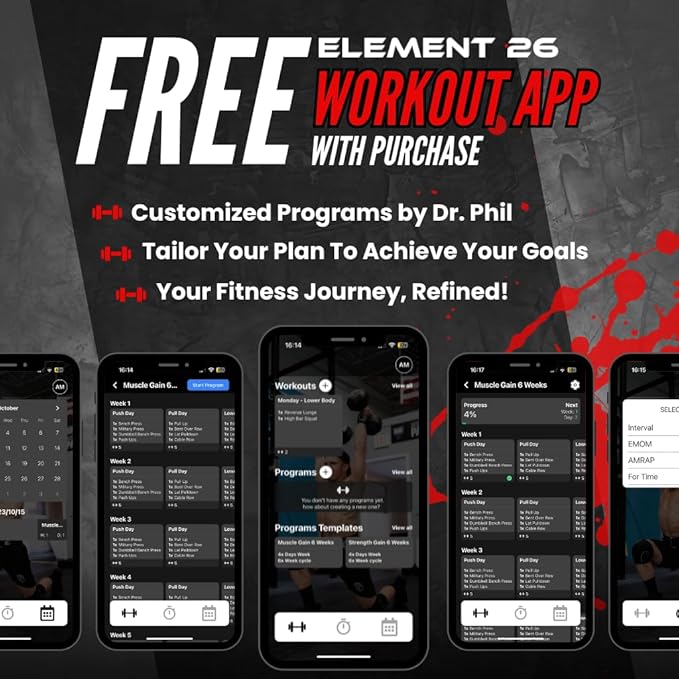 Element 26 Lifting Wrist Straps (Pair) With Guide - Weightlifting & Strength Training Straps for Men and Women-GravixFit