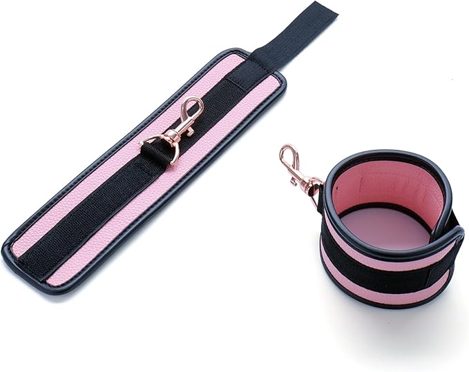 6pcs Black PU Adjustable Straps Sports Training Fitness Gear Home Yoga Set-GravixFit