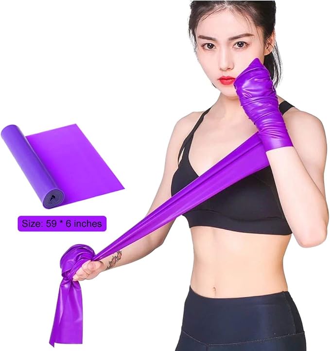 Resistance Bands, Elastic Exercise Bands for Working Out, Physical Therapy, Recovery, Yoga, Pilates, Strength Training-GravixFit