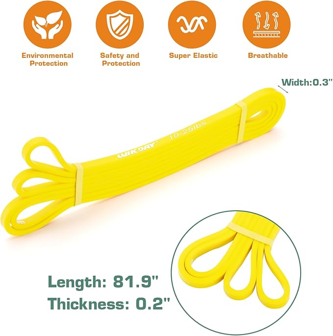 Resistance Bands for Working Out, Exercise Bands, Workout Bands, Pull Up Assistance Bands for Body Stretching Training Physical Therapy Muscle Training for Men & Women-GravixFit