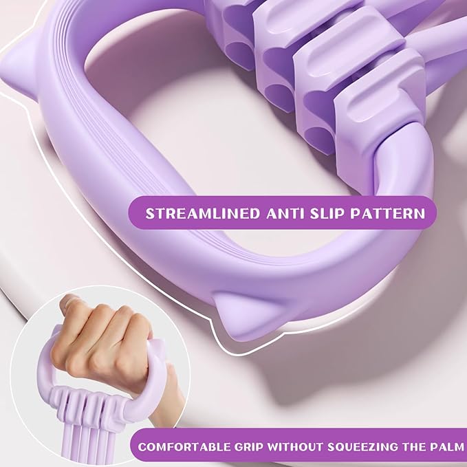 Resistance Bands with Handles, Single Resistance Bands, Exercise Bands with Comfortable Handles, Resistance Training, Physical Therapy, Home Workouts, Fitness, Pilates-GravixFit