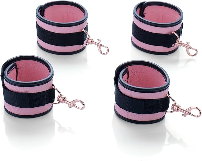 6pcs Black PU Adjustable Straps Sports Training Fitness Gear Home Yoga Set-GravixFit