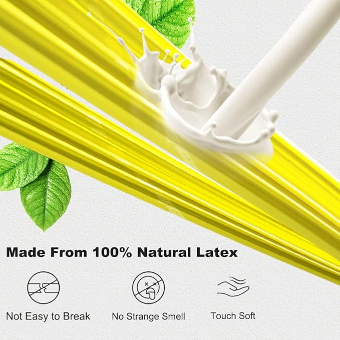 Resistance Bands, Elastic Exercise Bands for Working Out, Physical Therapy, Recovery, Yoga, Pilates, Strength Training-GravixFit