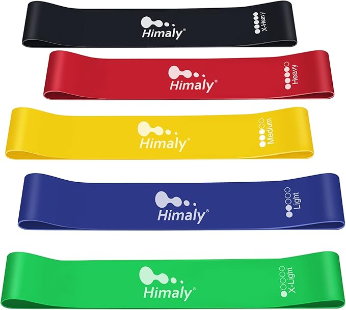 Himaly Anti-Break Resistance Band, Elastic Exercise Band, Hand and Ankle Straps, Indoor and Outdoor Fitness, Portable Resistance Band, Whole Body Exercise-GravixFit