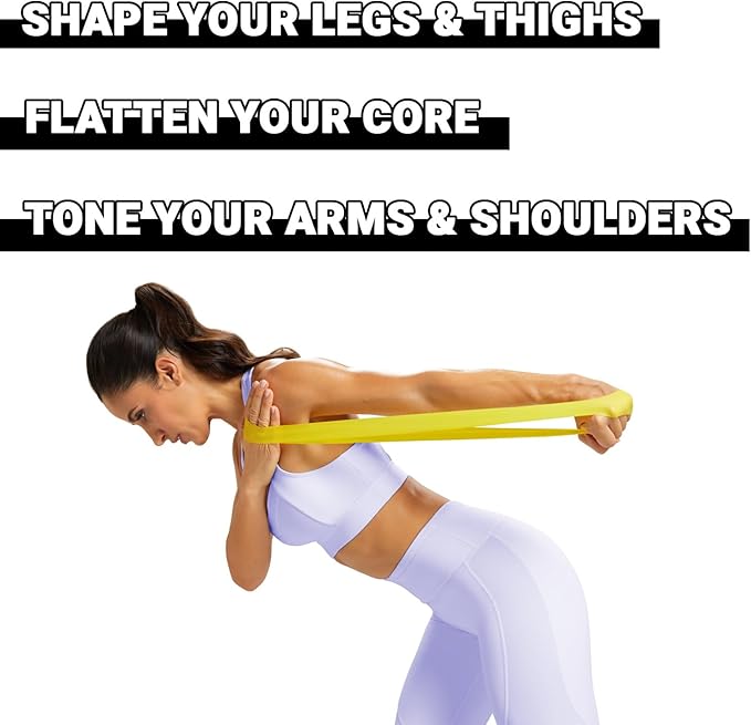 Beachbody Resistance Bands for Booty and Thigh Workouts, Unisex Strength Workout Exercise Loops for Women & Men, Light, Medium & Heavy Resistance Levels, 12 Inch, 3 Pack-GravixFit