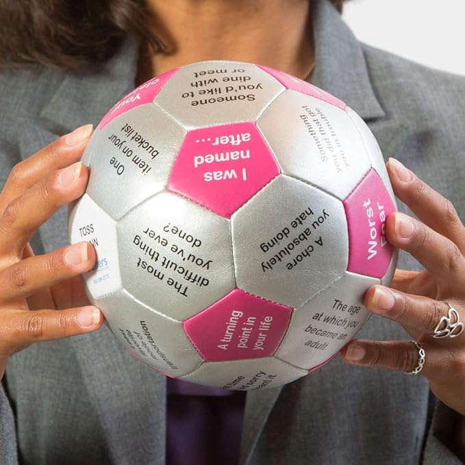 Trainers Warehouse 6" Thumball Collection, 32 Prompts for Conversation, Team Building, Relationship and Training-GravixFit