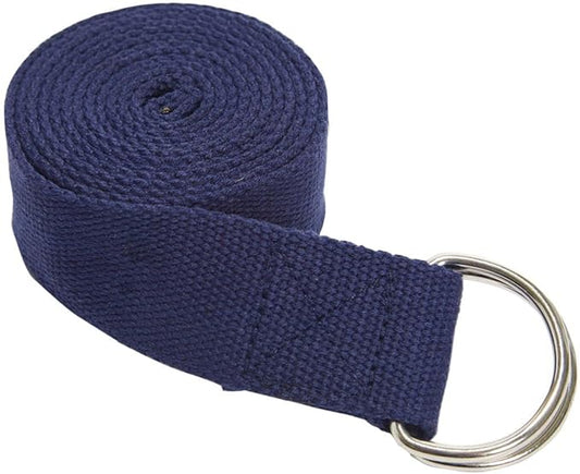 Everyday Yoga Super Strong Strap with Metal D-ring Buckle - Improve Flexibility, Stretching, and Physical Therapy Fitness.-GravixFit