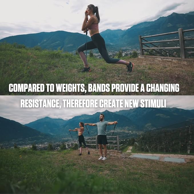 Angles90 Resistance Bands - Combine Resistance, Suspension & Weight Training - Home Workout Equipment-GravixFit