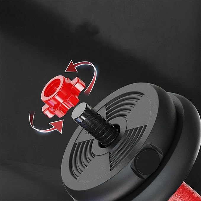 Adjustable Dumbbell Set, 5-44 lbs Free Weight Set with Connector for Barbell, Dumbbells, Push-Up Options, Fitness Exercises for Home Gym Suitable Men/Women-GravixFit