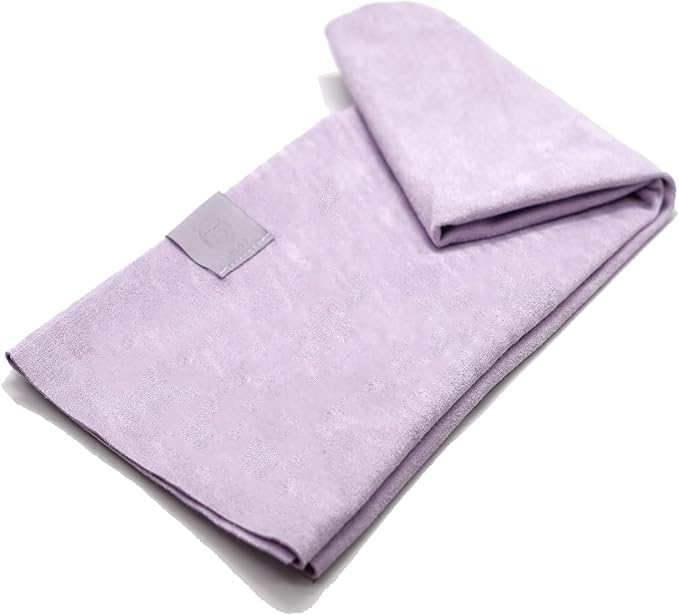 Eunzel 2 Pack Hot Yoga Hand Towel, Super Absorbent Suede Sweat Towel for Hot Yoga, Pilates and Workout 16" x 26.5",Taro Purple-GravixFit